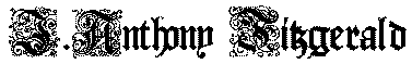 J. Anthony Fitzgerald (Gothic script)